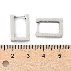 Anlaufgeschützte Creolen aus 304er Edelstahl&nbsp;STAS-R115-21P