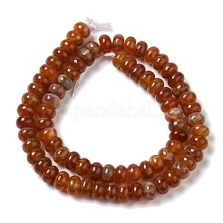 Naturbrand Knistern Achat Perlen Stränge&nbsp;G-G0004-A01-B