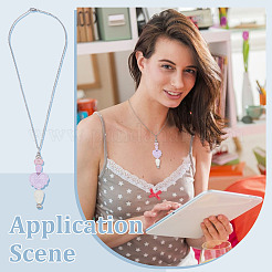 Kits de fabrication de colliers pendentifs perlés à faire soi-même&nbsp;DIY-UN0008-55P