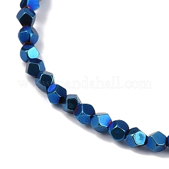 Fili di perline di ematite sintetica non magnetica elettrolitica&nbsp;G-A234-G03-01
