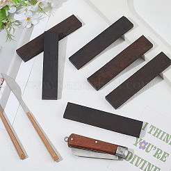 7 Stück unfertiges blankes Holzmesser-Griffmaterial&nbsp;WOOD-BC0001-47