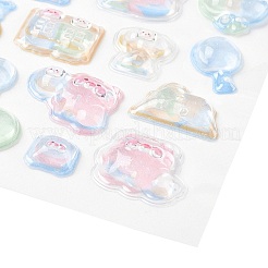 Pegatinas de plástico 3D con relieve&nbsp;DIY-H178-01F