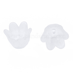 Tapas de abalorios de acrílico transparentes&nbsp;FACR-N005-002A