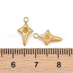 Colgante de acero inoxidable 304 con engastes de rhinestone&nbsp;STAS-H241-27G