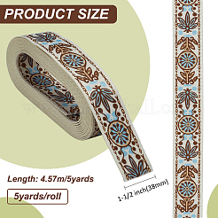 Ruban polyester style ethnique&nbsp;OCOR-WH0101-107C
