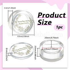 Transparente Ringdisplayboxen aus Acryl mit magnetischem Deckel&nbsp;CON-WH0095-116C