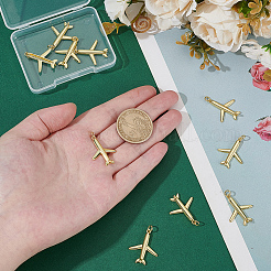 10pcs pendentifs en laiton de placage en rack&nbsp;KK-ME0001-49