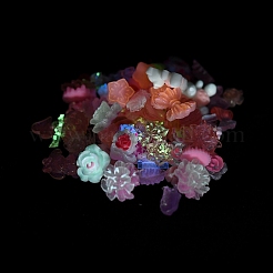 Cabochons décodés en résine lumineuse&nbsp;RESI-K036-05A