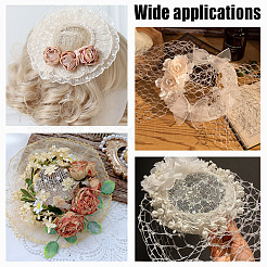 Base per fascinator per mini cappello in lino&nbsp;AJEW-WH0567-25A