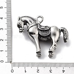 Tibetischer stil Aluminium Anhänger & Charms&nbsp;TIBE-L012-033AS