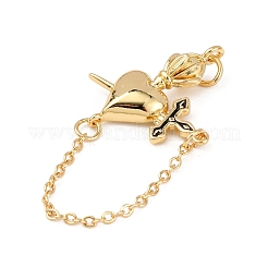 Pendentifs d'émail en laiton &nbsp;KK-K408-39G