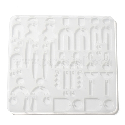 Moldes colgantes de forma irregular de silicona diy&nbsp;DIY-M047-01C