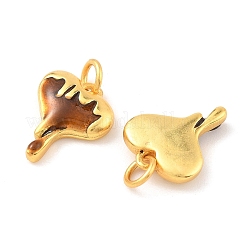 Pendentifs d'émail en laiton &nbsp;KK-K364-25C-03