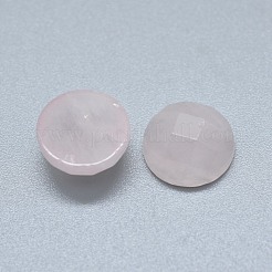 Rosa naturale cabochon di quarzo&nbsp;G-F656-02B