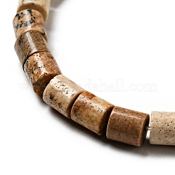 Natürliches Bild Jaspis Perlen Stränge&nbsp;G-I326-09
