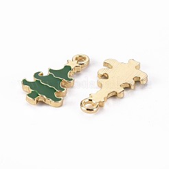 Vergoldete Legierung Emaille-Anhänger&nbsp;X-ENAM-T009-98-RS
