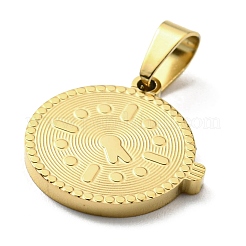 Pendentifs en acier inoxydable chirurgical 316L avec placage ionique (IP)&nbsp;STAS-M317-07G