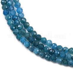 Chapelets de perles en apatite naturelle&nbsp;G-E411-36-3mm-01