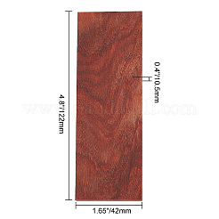 Unbehandeltes Sandelholz zum Basteln von Messergriffen&nbsp;WOOD-WH0036-07