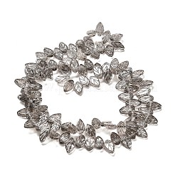FilI di perline in vetro placcato&nbsp;EGLA-B004-02A-PL01