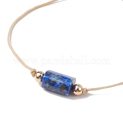 Braccialetto con perline intrecciate a colonna con pietre preziose naturali miste&nbsp;BJEW-JB09762