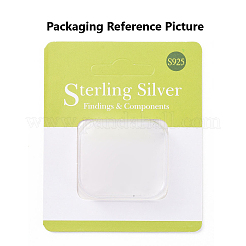 925 microscopio in argento sterling con pavé di zirconi cubici&nbsp;X-STER-P035-41P