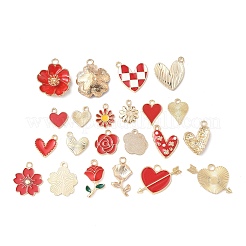 22pcs 11 Arten Legierungsanhänger&nbsp;ENAM-FP0001-76