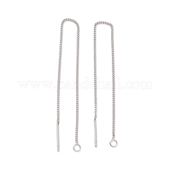 Boucle d'oreille à tige en acier inoxydable 304 anti-ternissement&nbsp;STAS-E161-07P