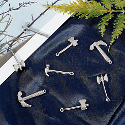 8 pendentif en acier inoxydable 304 de 4 styles&nbsp;STAS-UN0031-96