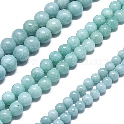Chapelets de perles en jade de malaisie naturelle&nbsp;G-L645-A01-10mm-25
