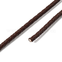 Cordon en cuir tressé avec âme&nbsp;WL-F009-B01-4mm-1
