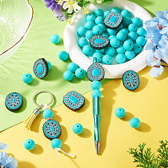 56 pièces 4 styles de perles de silicone&nbsp;FIND-TA0010-75A