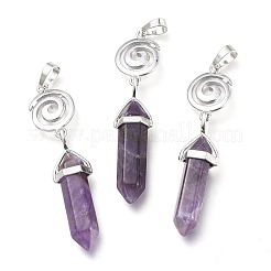 Natürlicher Amethyst zeigte große Anhänger&nbsp;G-D0021-01P-06