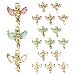 15pcs 3 pendentifs en alliage de couleurs&nbsp;ENAM-YW0004-78A
