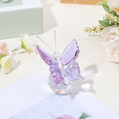 1 Stück Schmetterlings-Displaydekoration aus Glaskristall&nbsp;LAMP-CN0001-01A