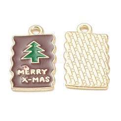 Pendentifs d'émail en alliage&nbsp;ENAM-J649-24LG-B