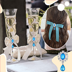 Cabujones de rhinestone de aleación 16pcs&nbsp;ALRI-FG0001-05C