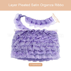 Nastri in organza di raso plissettato a 2 strato&nbsp;PJ-TAC0004-02E