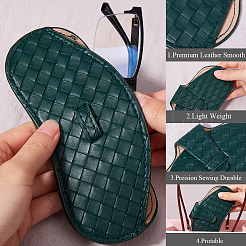 1 bolsa de almacenamiento para gafas de cuero sintético&nbsp;AJEW-CN0002-61A