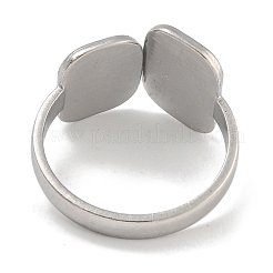 Ringkomponenten aus Edelstahl 304&nbsp;RJEW-U014-12P
