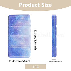 Eisen leere Aquarelldose Palette Farbkasten&nbsp;AJEW-WH0270-260B-01