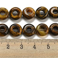 Chapelets de perles d'œil de tigre naturel&nbsp;G-P536-A12-01