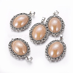 Pendentifs en alliage de style tibétain&nbsp;PALLOY-E510-01AS