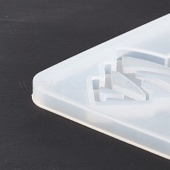 Moules à pendentif en silicone pour arbre de noël et flocon de neige et coeur et étoile&nbsp;DIY-E055-21