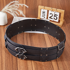 Vintage-Gürtel aus PU-Leder und Metallketten für Herren&nbsp;AJEW-WH20060-49A