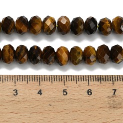 Abalorios del ojo del tigre natural de hebras&nbsp;G-Z111-A02-01
