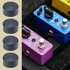 12 Box mit Gitarrenpedalschalterabdeckungen aus Legierung&nbsp;FIND-CN0002-24