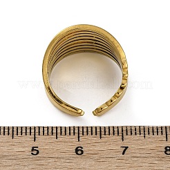 Offene Manschettenringe aus 304 Edelstahl für Damen&nbsp;RJEW-F174-04G