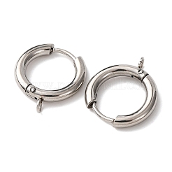 Accesorios para pendientes de aro de acero inoxidable 201&nbsp;STAS-D379-06D-P