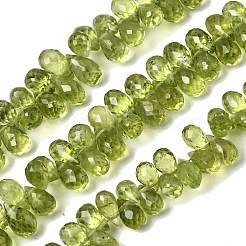 Natürlichen Peridot Perlen Stränge&nbsp;G-NH0070-A02-01